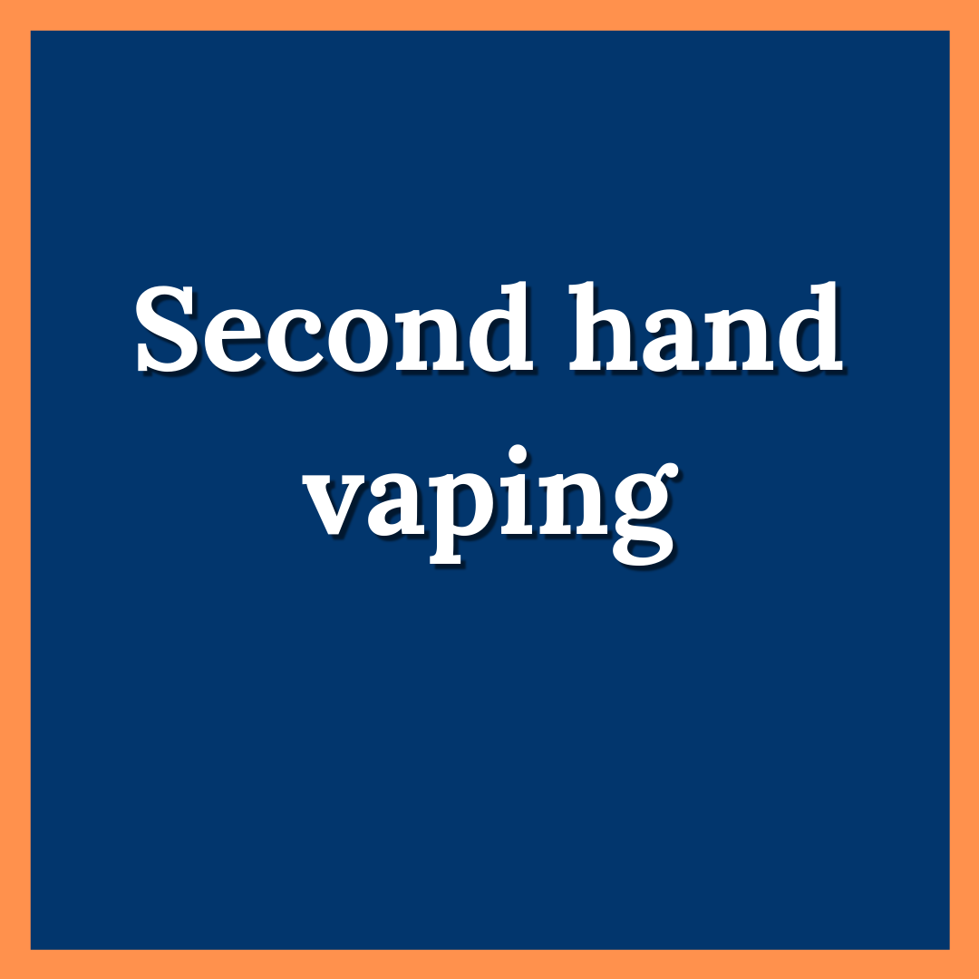 Secondhand vaping icon