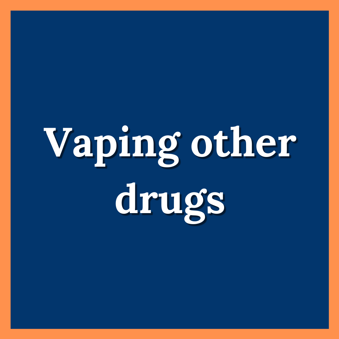Vaping other drugs icon