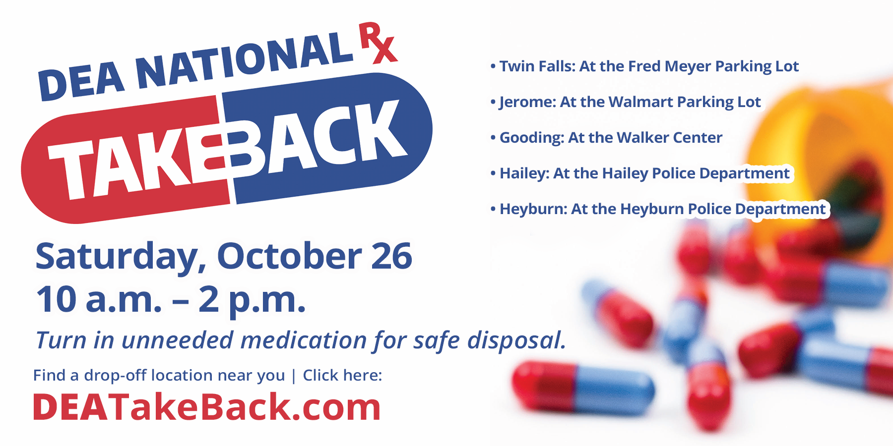 Slide linking to DEA Take Back Day