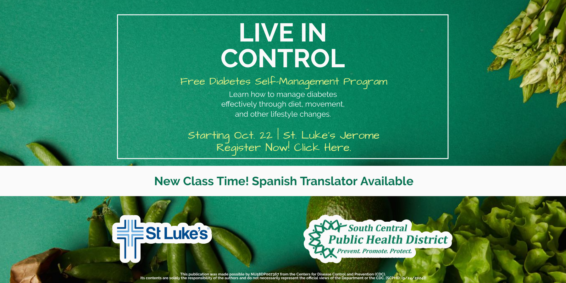 Slide linking to Live in Control Class