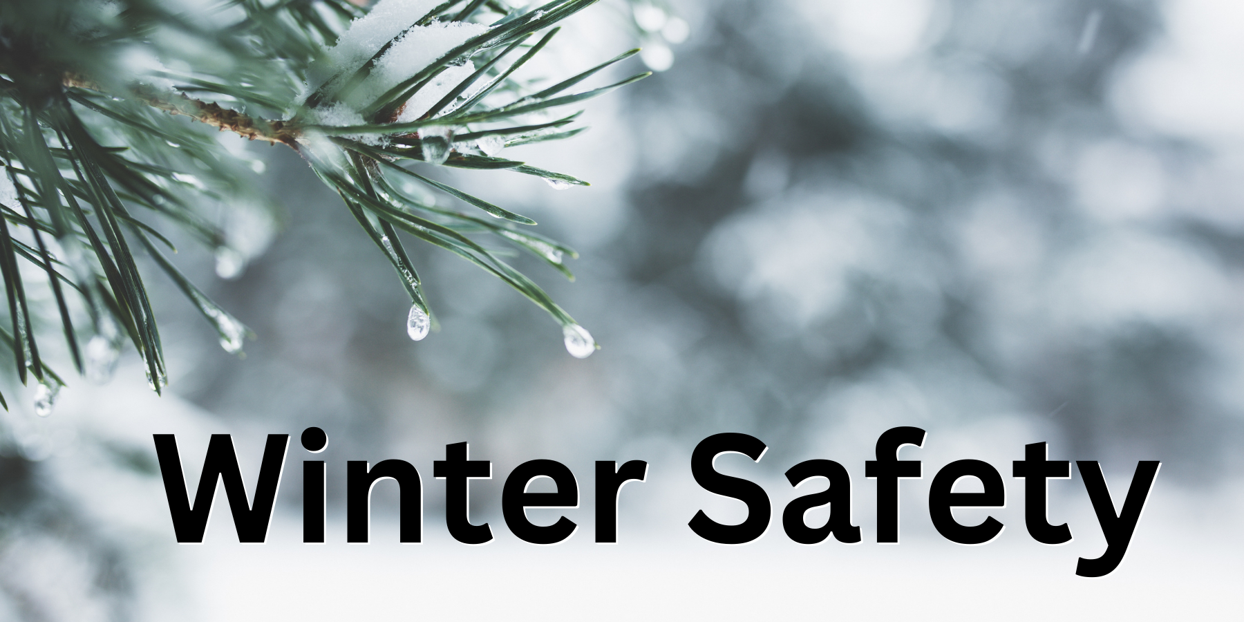 Slide about winter safety