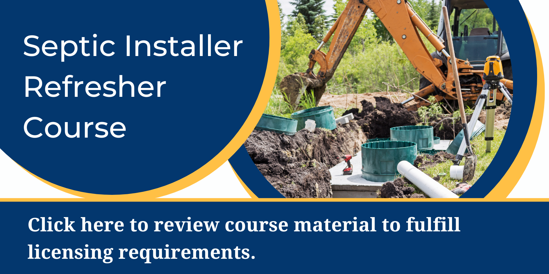 Link to septic installer class