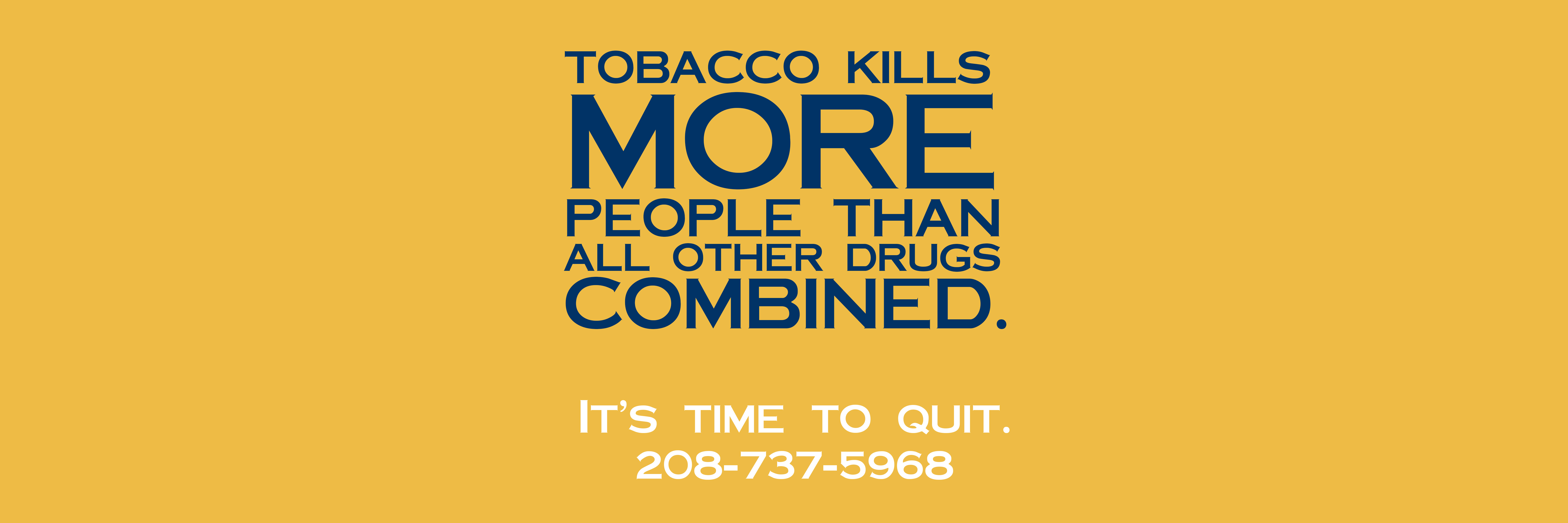 Tobacco Kills Banner