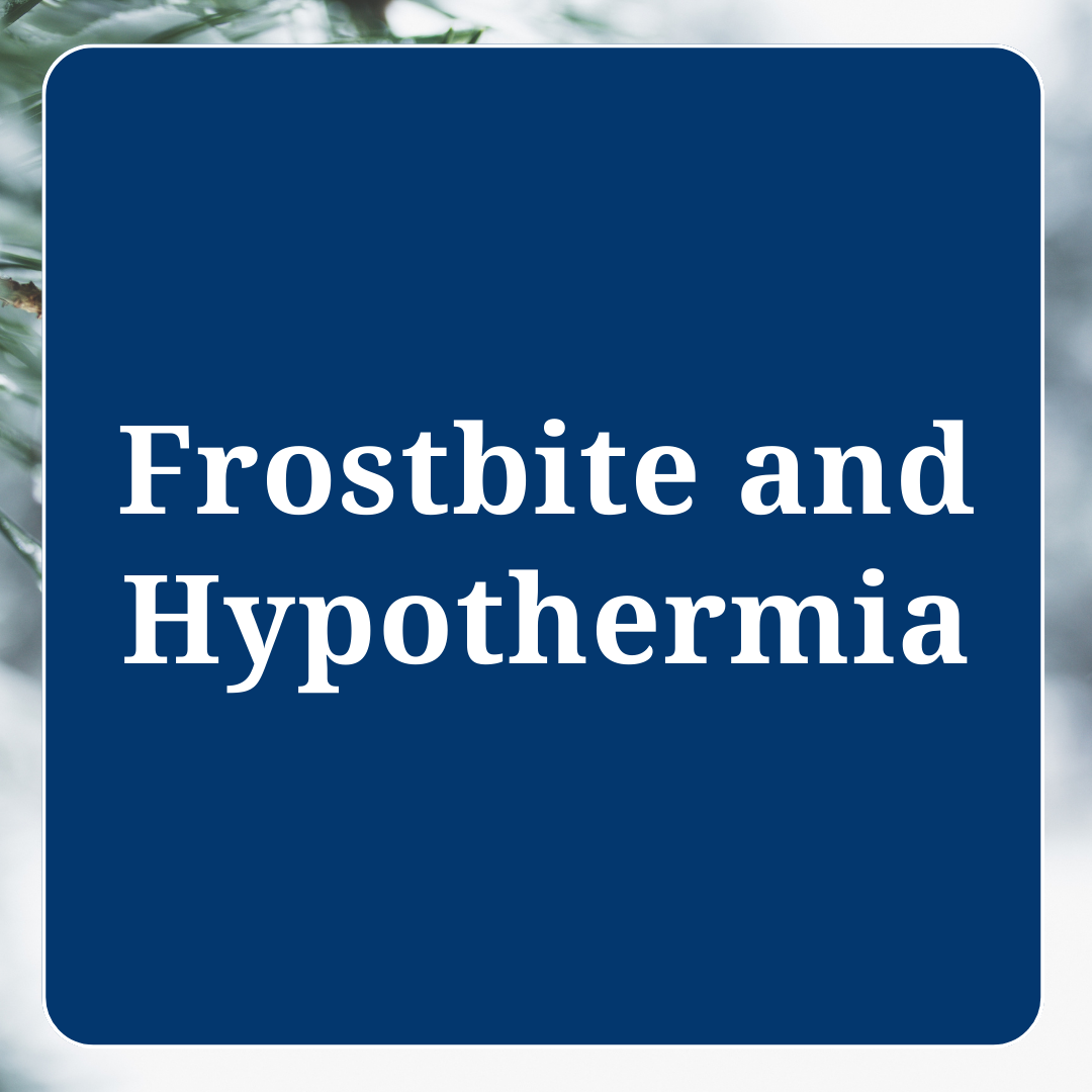Frostbite and Hypothermia link
