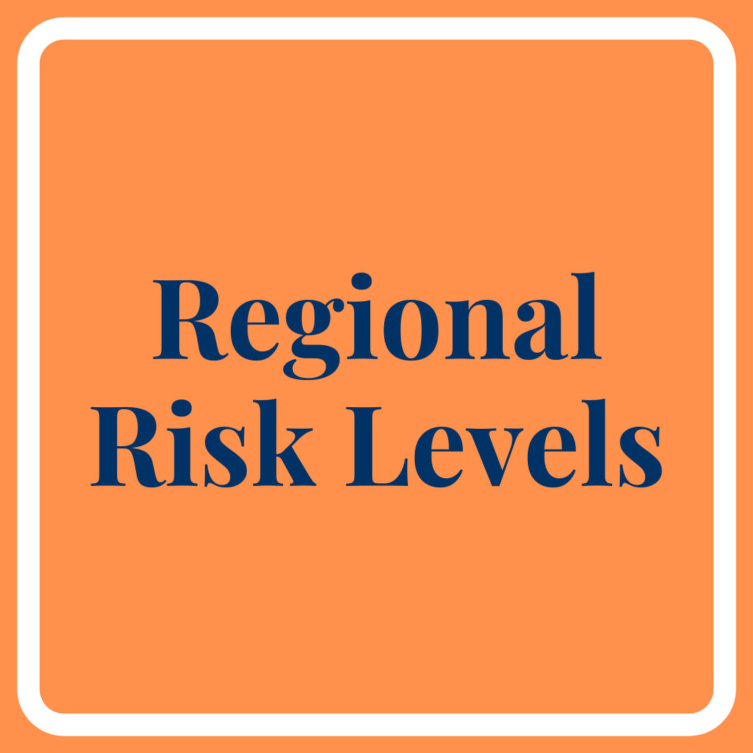 Regional risk Levels graphic