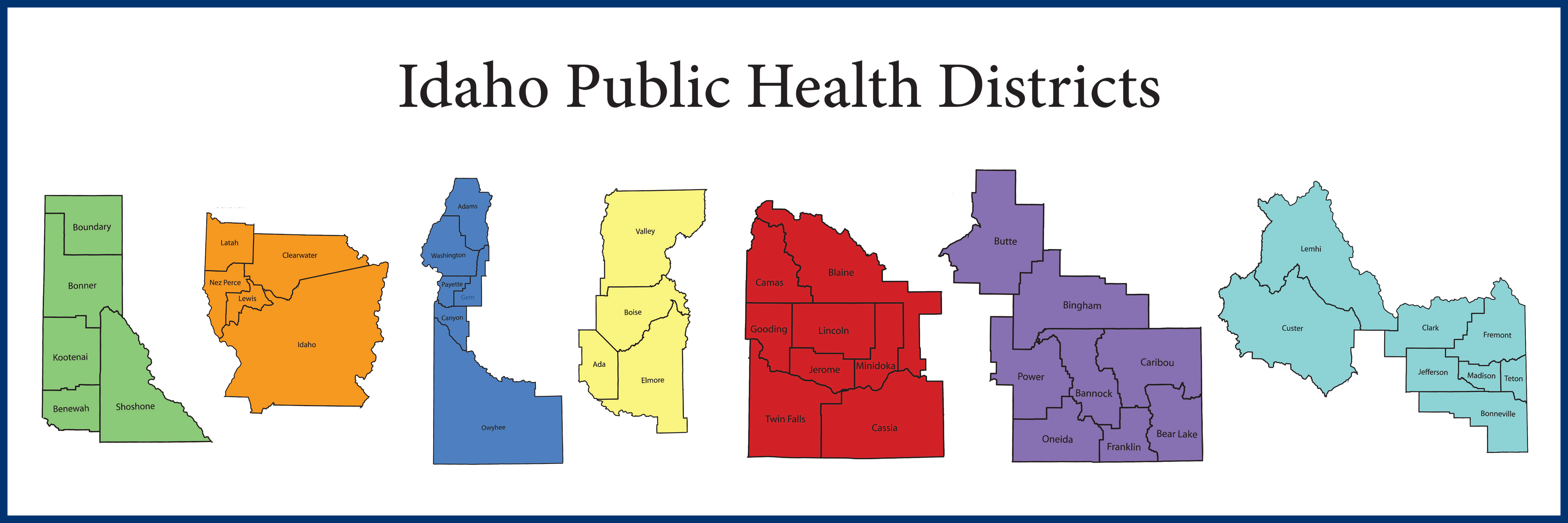 Picture of health district boundaries.